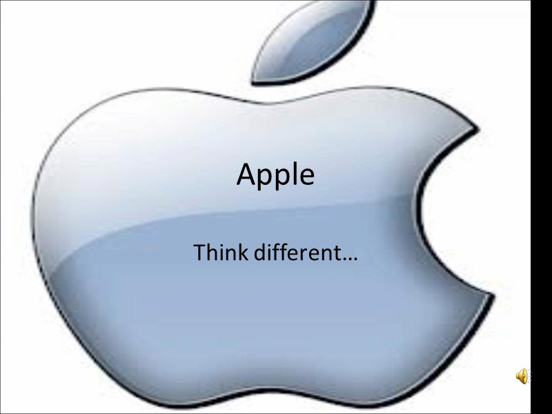Apple Think different…